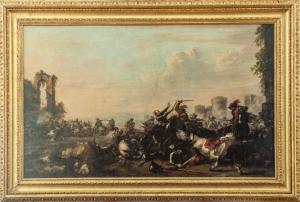 (Attrib.) Salvator Rosa, Cena de Batalha